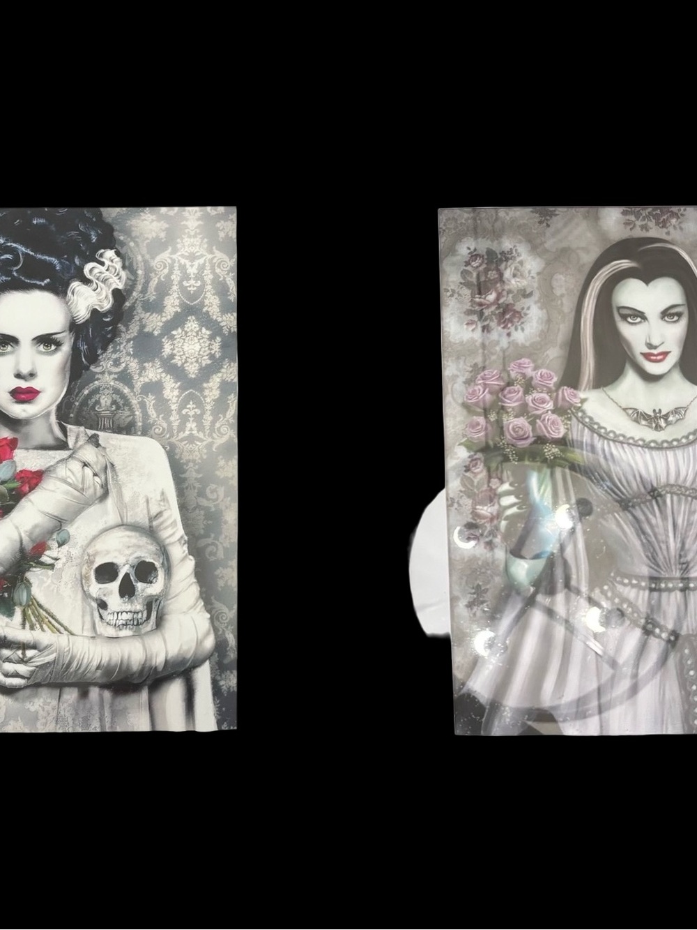 Lilly Munster and Bride of Frankenstein